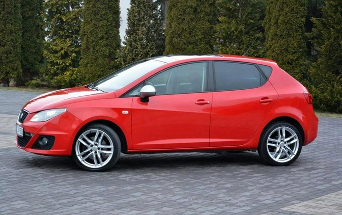 Seat Ibiza cena 26900 przebieg: 234100, rok produkcji 2012 z Borne Sulinowo małe 596